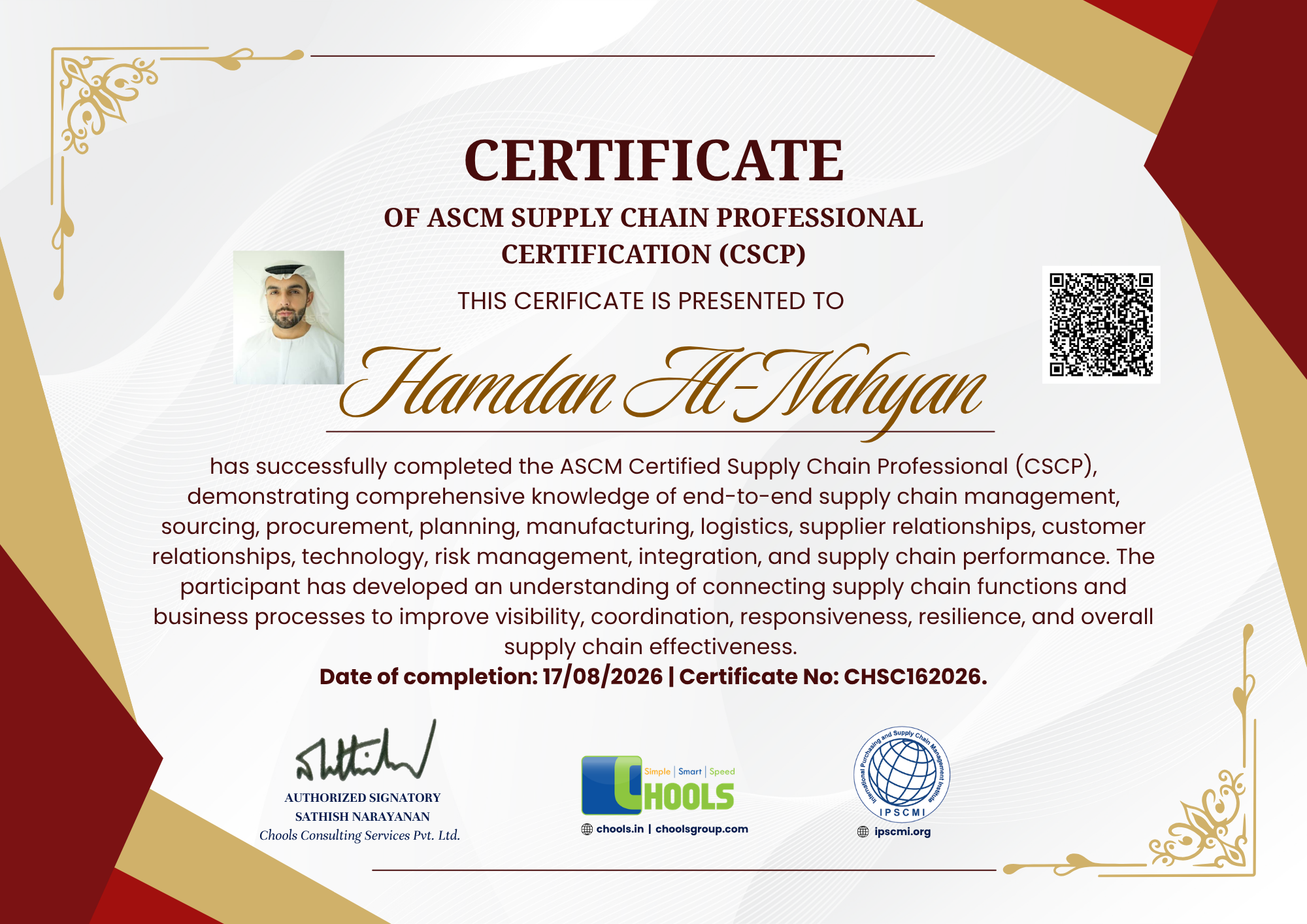 Emerging Business Program Certificate